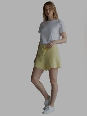 wild fable Lemon Knit High-Waist Shorts